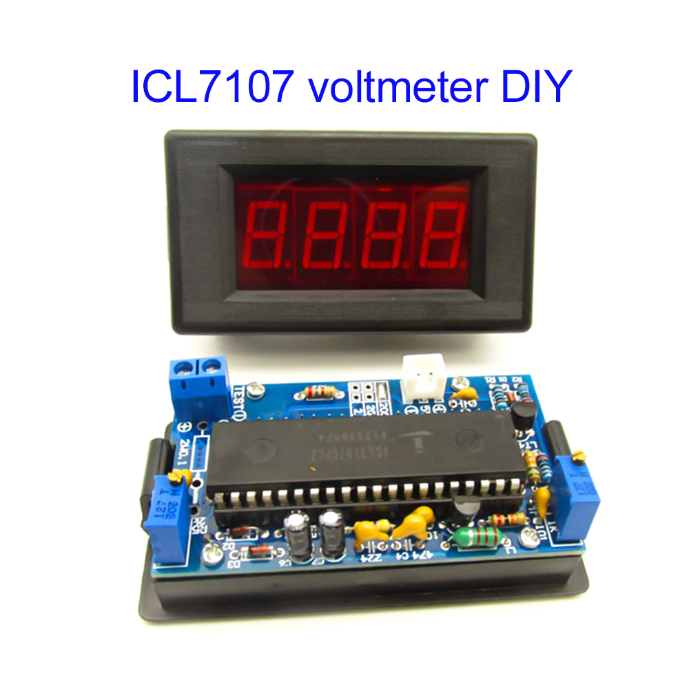 ICL7107 電圧計 DIY キット部品 DC 5V デジ - Diy Electronics Learning Kit のレビューと価格