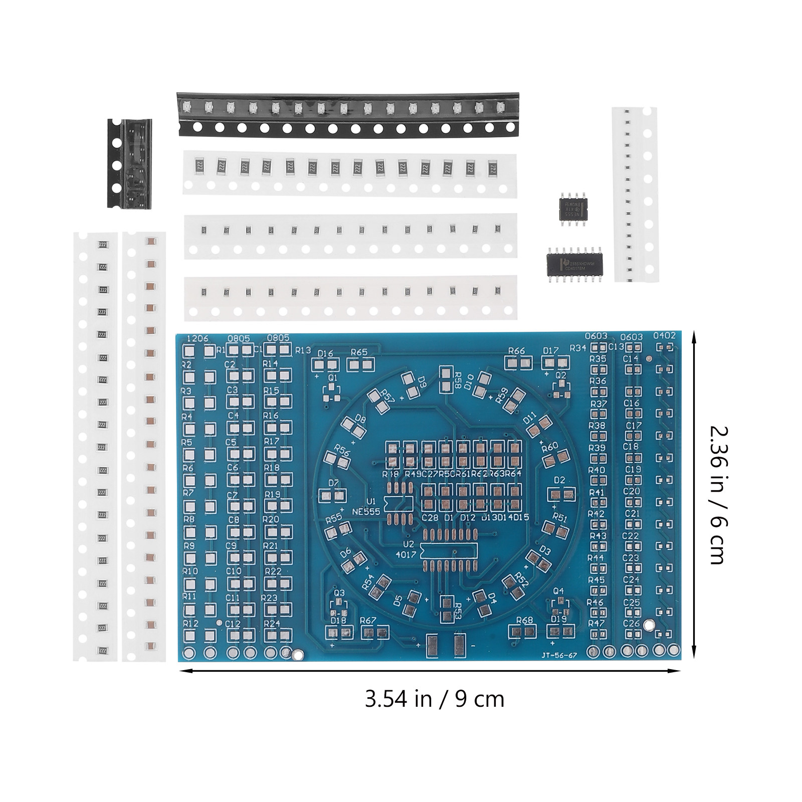 1セットのはんだ付け練習キット。PCB基板と部品が含まれてお - Diy Electronics Project Kit のレビューと価格