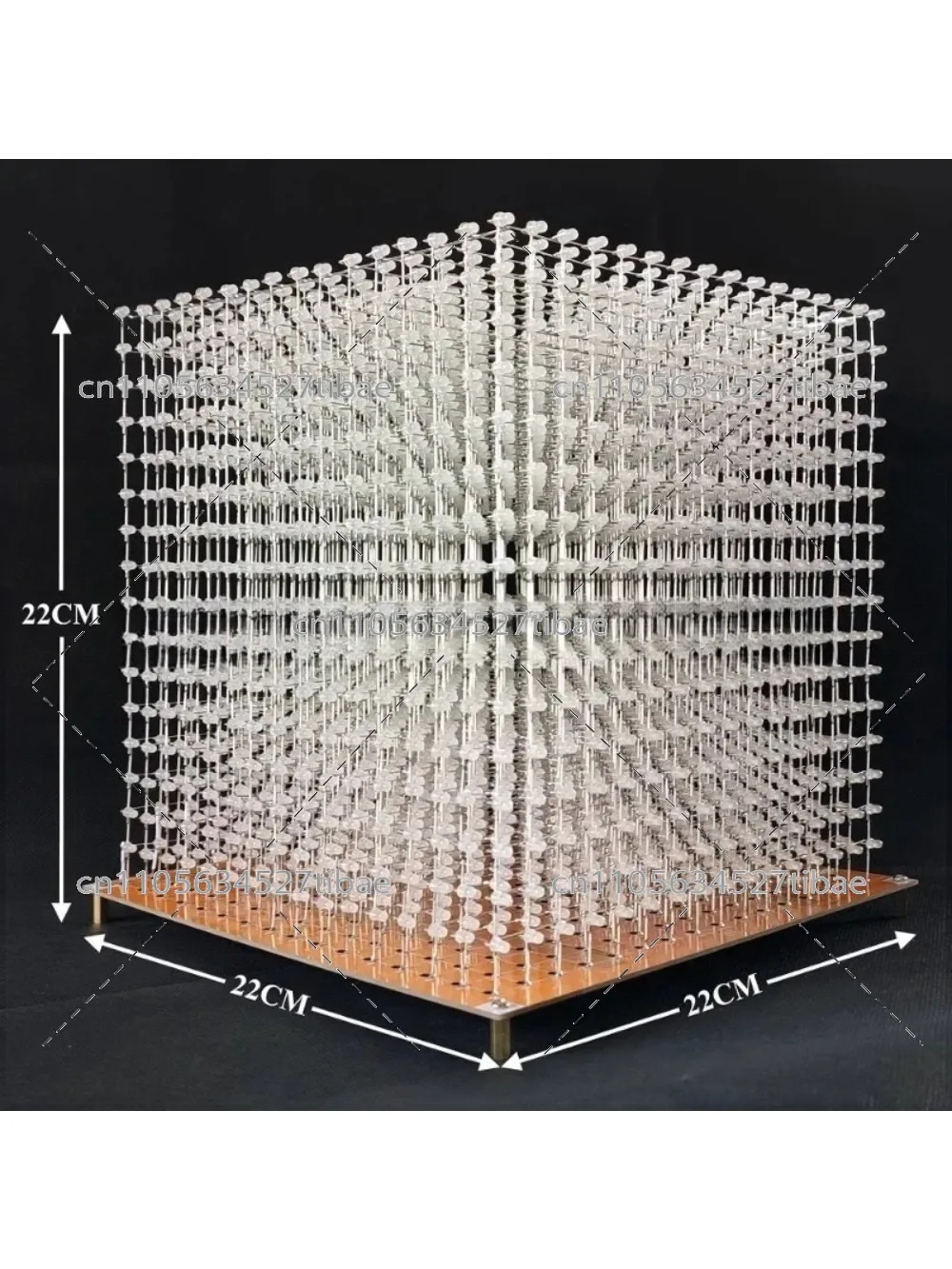3D16mini ライトキューブキット 16x16x16 電 - Diy Electronics Project Kit のレビューと価格